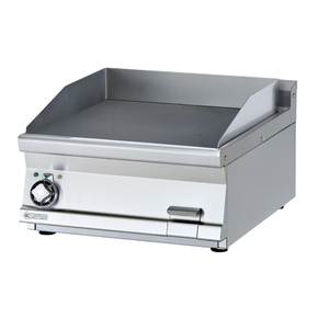 Płyta grillowa elektryczna 7,4 kW, płyta gładka i ryflowana chromowana 560x510 mm, 600x700x900 mm | RM GASTRO, FTLRT - 76 ETS