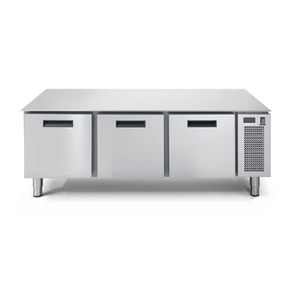 Podstawa chłodnicza 3-szufladowa, blat z rantem, 1600x685x613 mm | RM GASTRO, LS 703 TN/I 1C