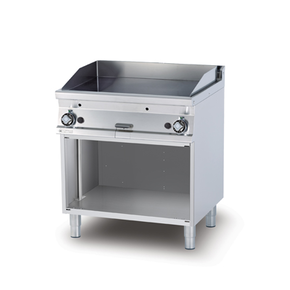Płyta grillowa gazowa 14 kW, płyta gładka chromowana 760x510 mm, 800x700x900 mm | RM GASTRO, FTL - 78 GS