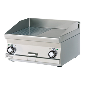 Płyta grillowa elektryczna 6,75 kW, płyta gładka chromowana 595x450 mm, 600x600x280 mm | RM GASTRO, FTLT - 66 ETS