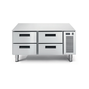 Podstawa chłodnicza 4-szufladowa, blat prosty 40 mm, 1200x685x613 mm | RM GASTRO, LS 702 TN/V 2C