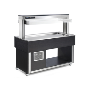 Witryna chłodnicza, sterowanie cyfrowe 0,247 kW, 3x GN 1/1 20 mm, 1169x650x1448 mm | RM GASTRO, TR - lime+ 3 H