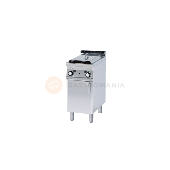 Frytownica gazowa z szafką, 2x 8 l, 2 kosze 120x300x150 mm, 400x900x900 mm | RM GASTRO, F2/8 - 94 G