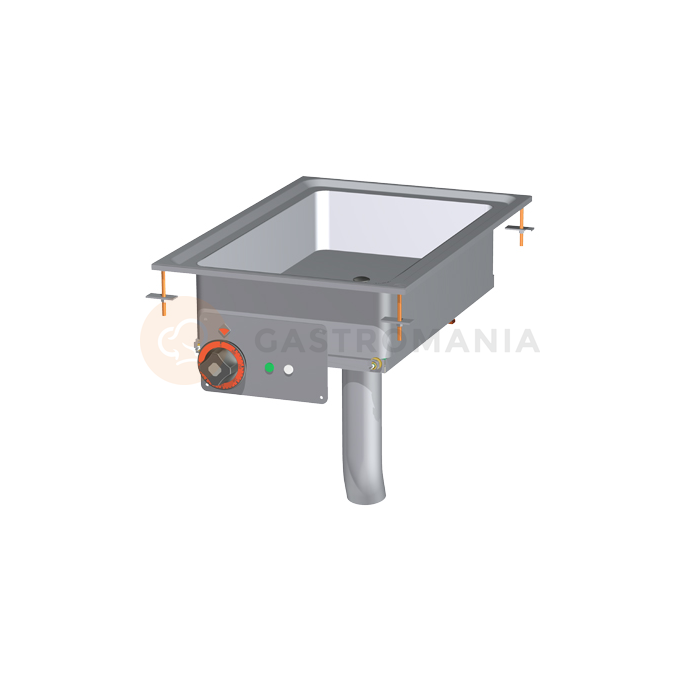 Patelnia multifunkcyjna elektryczna stołowa 4 kW, 400x600x280 mm | RM GASTRO, BRFD - 74 ET