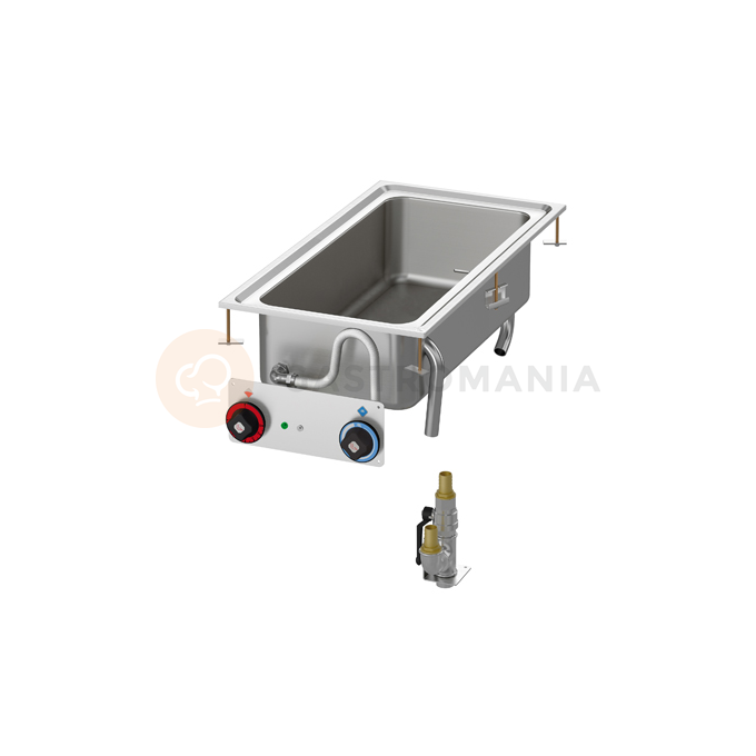 Bemar wodny stołowy elektryczny 2,85 kW, GN 1/1 + GN 1/3, 150 mm, 400x800x300 mm | RM GASTRO, BMD - 84 EM