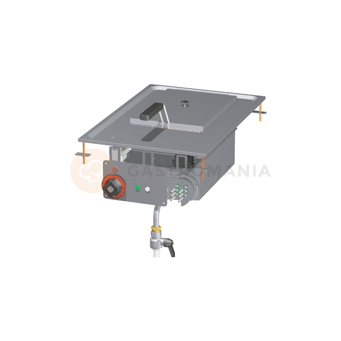 Frytownica elektryczna stołowa 10 l, 7,15 kW, 400x600x390 mm | RM GASTRO, F10D - 74 ET