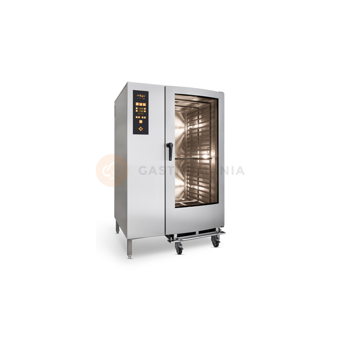 Piec konwekcyjno-parowy iniekcyjny z sondą i prysznicem 20x GN 2/1, 1156x1009x1849 mm | RETIGO, Orange 2021i