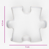 Wykrawacz do ciastek, puzzel 5x4,5 cm | COOKIE CUTTER, K053069