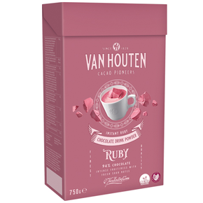 Czekolada na gorąco różowa w proszku 94% Ruby, 0,75 kg | VAN HOUTEN, VM-54621-V99
