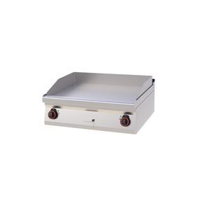 Płyta grillowa elektryczna 2x 4,5 kW, płyta grzewcza gładka chromowana 796x510 mm, 800x700x330 mm | REDFOX, FTHC  70/08 E