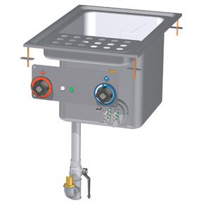Urządzenie do gotowania makaronu elektryczne drop-in, wanna: 505x335x327 mm, 400x600x510 mm | RM GASTRO, CPAD - 64 ET