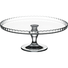 Patera na ciastka i owoce, ze szkła, Ø 320 mm | PASABAHCE, 545024