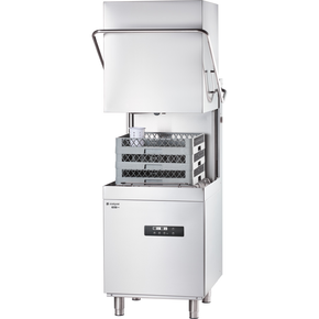 Zmywarko-wyparzarka kapturowa, dozownik płynu myjącego, cykl 90/120/180 s, 10,8 kW, 400 V | STALGAST, 803035