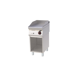 Płyta grillowa elektryczna 4,5 kW, płyta grzewcza ryflowana 396x510 mm, 400x700x900 mm | REDFOX, FTR 70/40 E
