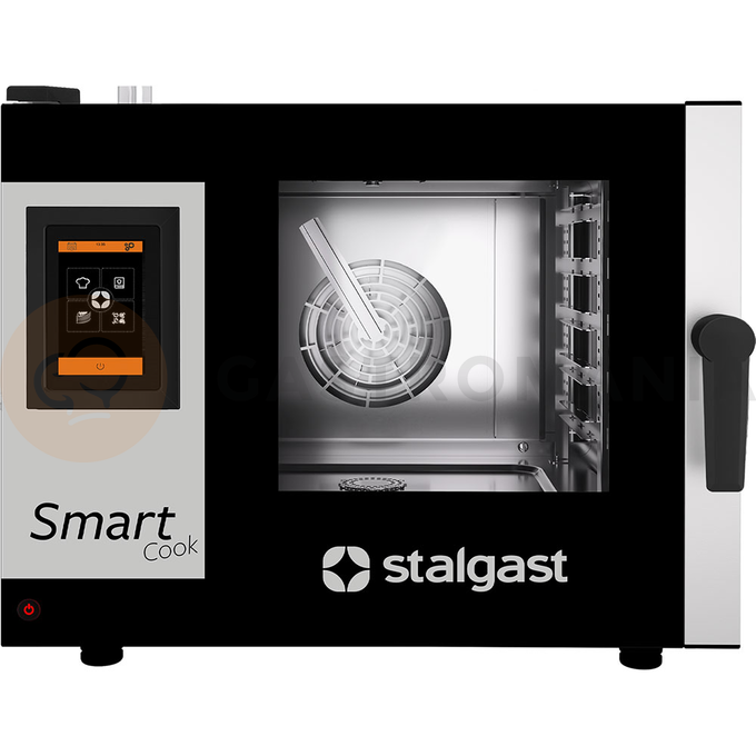 Piec konwekcyjno-parowy elektryczny 5x GN1/1, sterowanie dotykowe, 790x860x690 mm | STALGAST, SmartCook