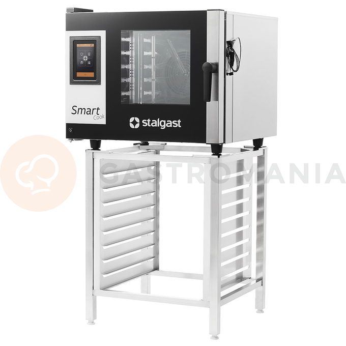 Piec konwekcyjno-parowy elektryczny 7x GN2/1, sterowanie dotykowe, 790x1280x830 mm | STALGAST, SmartCook