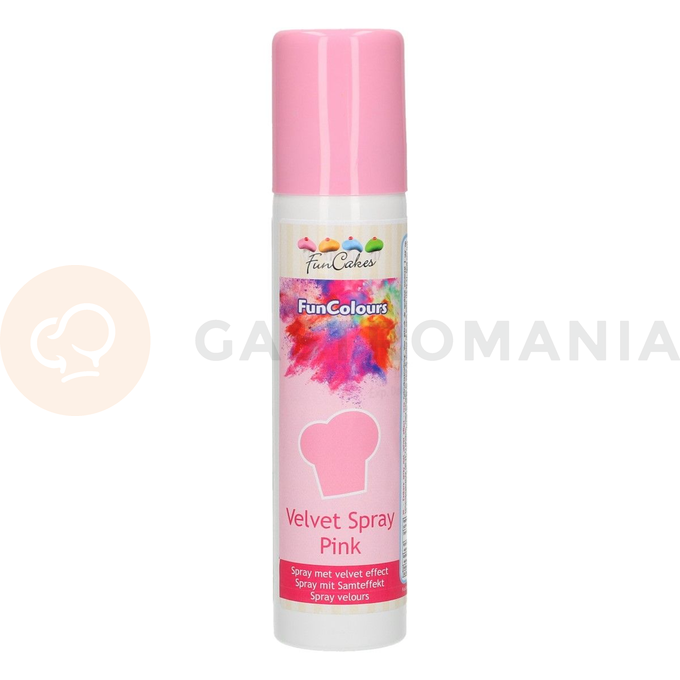 Zamsz w sprayu różowy 100 ml  | FUNCAKES, FC52050