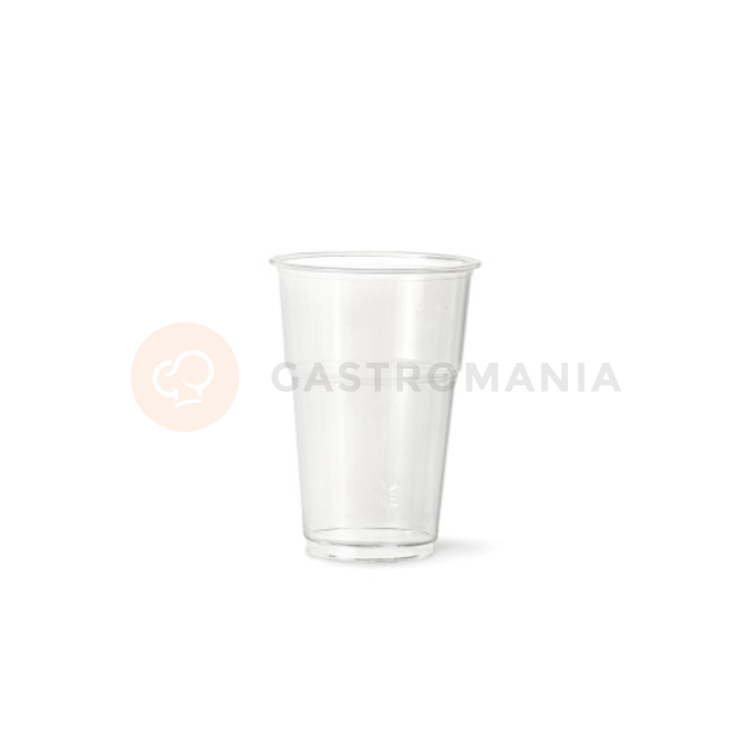 Kubek jednorazowy 530 ml, biodegradowalny, przeźroczysty, 50 szt. PLA | ALCAS, BioHappy