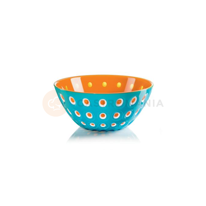 Miska, średnica 25 cm, niebiesko - pomarańczowa | GUZZINI, LE MURRINE