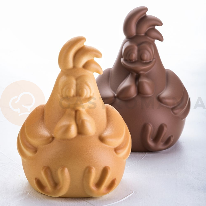 Forma do czekolady - kogut, 138x132x180, 270 g - KT198 | PAVONI, Easter
