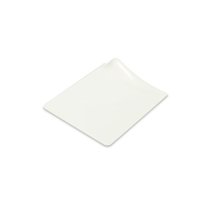Tacka plastikowa do ciast, deserów i monoporcji 8,5x8,5 cm GoGo - biała, kwadratowa - 40 szt. | ALCAS, 272/13
