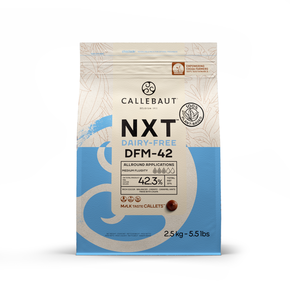 Bezmleczna, wegańska jasna czekolada NXT Dairy-free 42,3%, torba 2,5 kg | CALLEBAUT, CHM-Q42-DFR-E0-U70