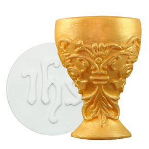 Kielich złoty z hostią, figurki z cukru, 10 cm | MAGMART, T28/N