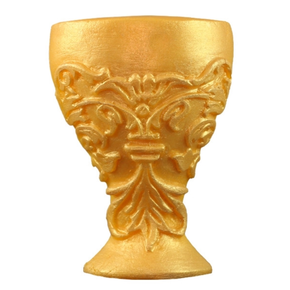 Kielich złoty, figurka z cukru, 10 cm | MAGMART, T29/N