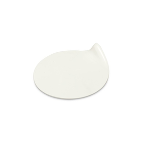 Tacka plastikowa do ciast, deserów i monoporcji 8,5 cm GoGo - biała, okrągła | ALCAS, 272/11