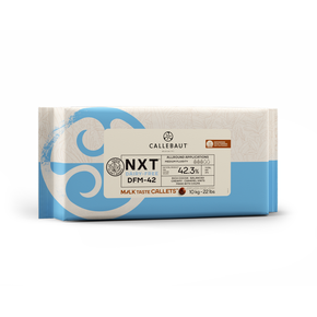 Bezmleczna, wegańska jasna czekolada NXT Dairy-free 42,3%, torba 10 kg | CALLEBAUT, CHM-Q42-DFR-01B