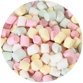 Posypka dekoracyjna - mini pianki Marshmallows 50 g, biały, różowy, pomarańczowy | FUNCAKES, F51100