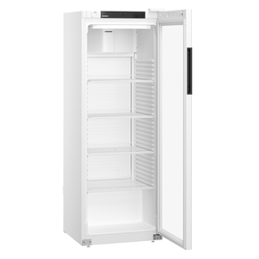 Szafa chłodnicza ekspozycyjna z przeszklonymi drzwiami i chłodzeniem dynamicznym, biała, 347 l, 597x654x1684 mm | LIEBHERR, MRFvc 3511 Performance