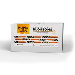 Płatki dekoracyjne z białej czekolady Blossoms 5 do 9 mm, 4 kg | MONA LISA, CHW-BS-22302-75A