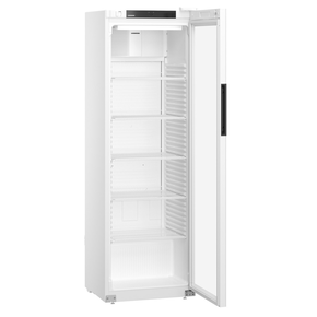 Szafa chłodnicza ekspozycyjna z przeszklonymi drzwiami i chłodzeniem dynamicznym, biała, 400 l, 597x654x1884 mm | LIEBHERR, MRFvc 4011 Performance