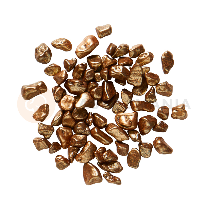 Posypka czekoladowa metaliczna, brązowa, ChocRocks&amp;#x2122;, 0,6 kg | MONA LISA, CHK-GL-22125E0-999