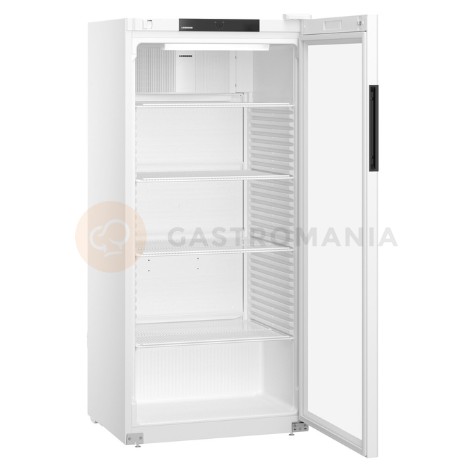 Szafa chłodnicza ekspozycyjna z przeszklonymi drzwiami i chłodzeniem dynamicznym, biała, 569 l, 747x769x1684 mm | LIEBHERR, MRFvc 5511 Performance