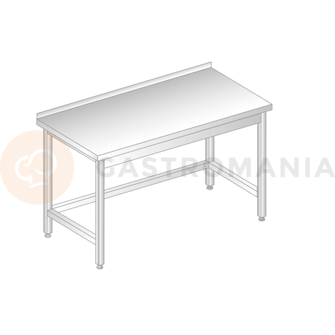 Stół przyścienny ze stali nierdzewnej 1100x600x850 mm | DORA METAL, DM-3101