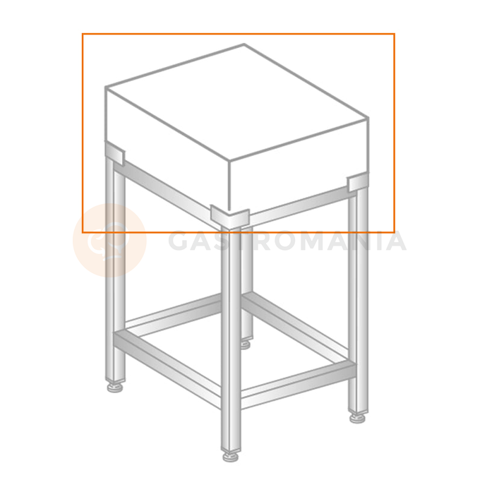 Kloc masarski drewniany 500x400x200 mm | DORA METAL, DM-3150