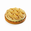 Silikonowa forma do tworzenia okrągłych ozdób na wierzch tart, ciast i deserów, tesselation, 250 ml, 140 mm | DINARA KASKO, TART Tesselation