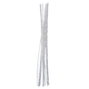 Plastikowe druciki do tworzenia ozdób i łodyg kwiatów, 25 szt. długość 18 cm, białe | PME, 1103PW