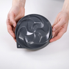 Silikonowa forma do tworzenia okrągłych ozdób na wierzch tart, ciast i deserów, lotus, 250 ml, 140 mm | DINARA KASKO, TART Lotus