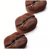 Silikonowa forma do ciastek i monoporcji, ziarenko kawy, 4x 150 ml, 100x380x60 mm | DINARA KASKO, Coffee Mini