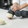 Silikonowa forma do ciastek i monoporcji, pianka, 4x 150 ml, 100x380x60 mm | DINARA KASKO, Marshmallow