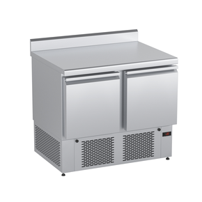 Stół chłodniczy z agregatem i drzwiami pełnymi 950x700x850 mm | DORA METAL, DM-94044