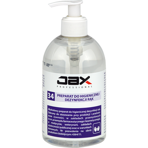 Preparat do higienicznej dezynfekcji rąk 500 ml | JAX, 34