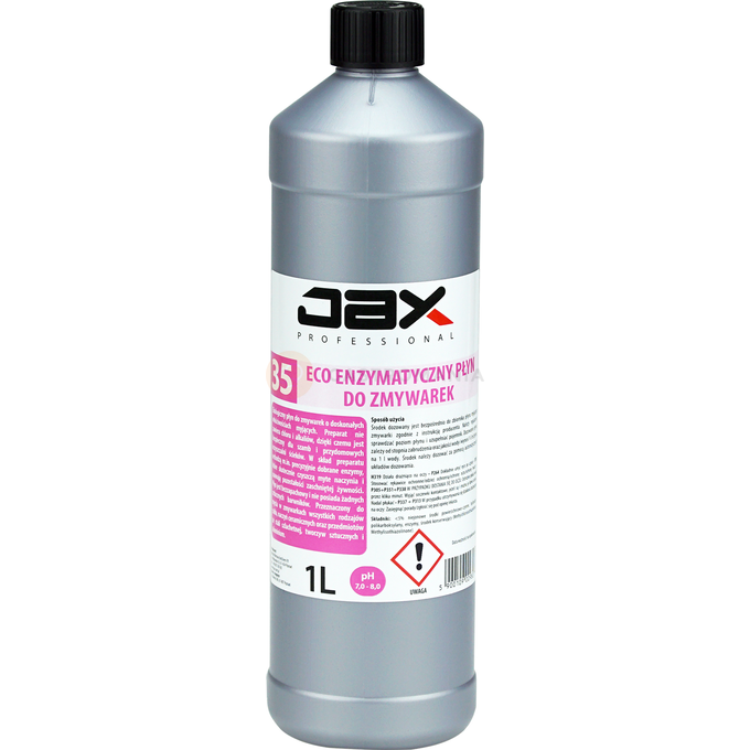 Enzymatyczny eco płyn myjący do zmywarek 1 l | JAX, 35