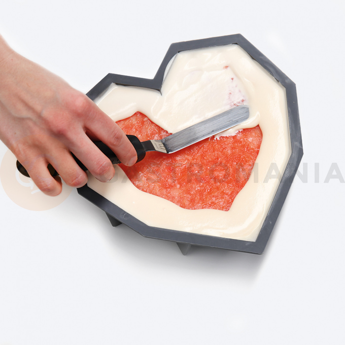 Silikonowa forma do ciast i deserów, serce 1200 ml, 225x230x65 mm | DINARA KASKO, Heart