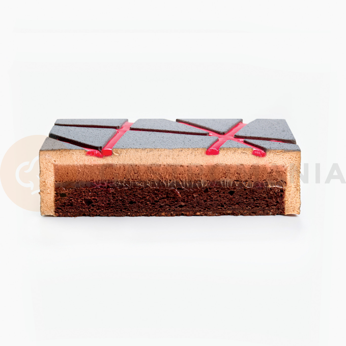 Silikonowa forma do ciast i deserów, blok czekoladowy 1350 ml, 200x200x50 mm | DINARA KASKO, Chocolate Block
