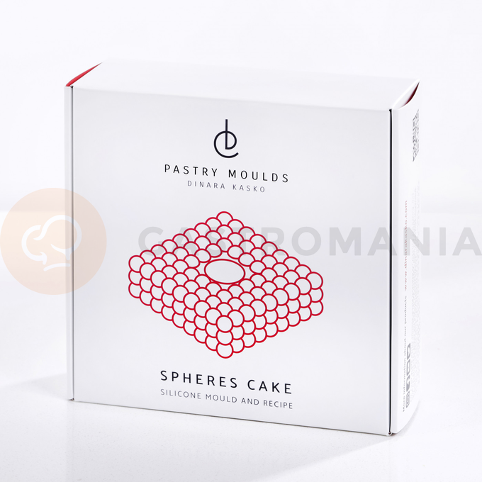 Silikonowa forma do ciast i deserów, kulki magnetyczne 1450 ml, 180x180x60 mm | DINARA KASKO, Spheres Cake