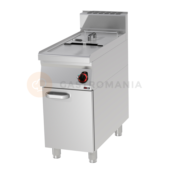 Frytownica gazowa 14 kW, kosz 280x300x120 mm, 400x900x900 mm | REDFOX, FE 90/40 17 G